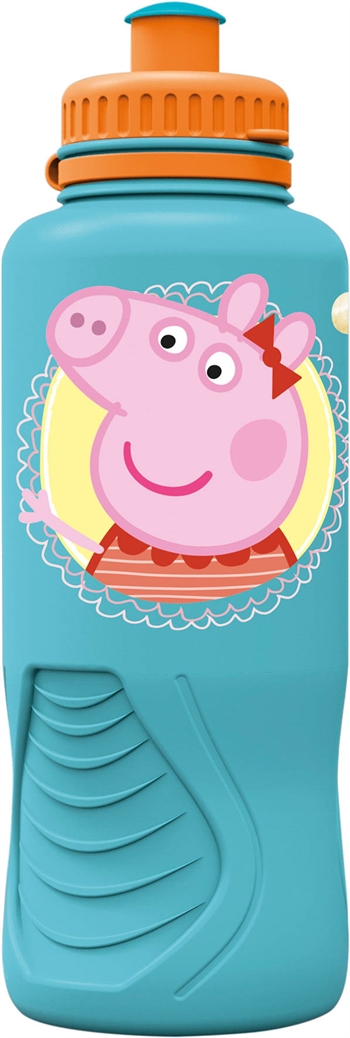 Peppa Gris drikkeflaske - Drikkeflaske med tut for barn - Peppa og Gustav