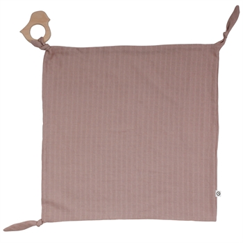 Fuglesmokk med bitering - Müsli - 35x35 cm - Rose Wood - By Green Cotton