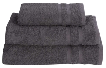 Badehåndkle - 70x140 cm - antrasitt - Borg Living Håndklær