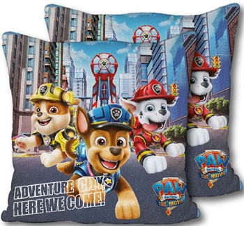 Paw Patrol - Pyntepute til barn - 40x40 cm - Marshall, Rubble og Chase