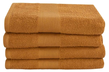 Badehåndkle - 70x140 cm - Karry gul - Premium By Borg Håndklær
