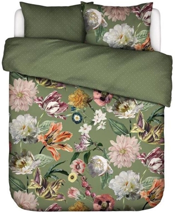Dobbelt sengesett - 200x220 cm - Essenza - Filou Forest Green - Sateng sengetøy Sengetøy , Dobbelt sengetøy , Dobbelt sengetøy 200x220 cm