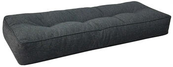 Ryghynde til pallesofa - 120x40 cm - 15 cm tykk - Antrasittgrå pallepute - Rygghynde Nordstrand Home