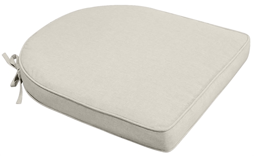 Sittepute til hagestol - 48x49 cm - 6 cm tykk - Beige hagepute - Nordstrand Home