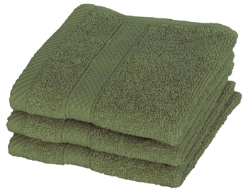 vaskeklut - Grønn - Egeria - 30x30 cm Håndklær