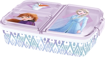 Frozen matboks - matboks med 3 rom til barn - Anna, Elsa og Olaf