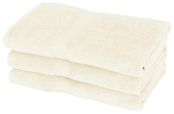 Badehåndkle - Kremfarget - Egeria - 70x140 cm Håndklær