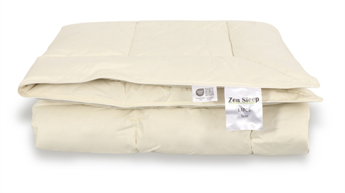 Babydyne - kapok dyne - 70x100 cm - Helårsdyne - Dyne med kapok - Zen Sleep babydyne