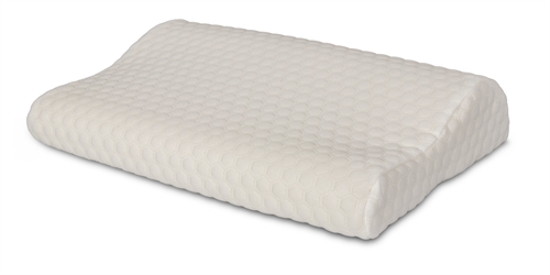 Barnepute - Memory foam pute til barn - Nakkepute med innebygd svai - 40x25 cm