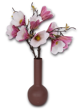 Magnolia-gren - 49 cm - Vakker kunstig gren med rosa blomster - Dekorasjon til hjemmet