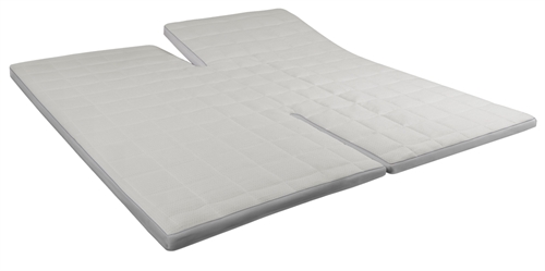 Overmadrass med u-splitt - 160x200 cm 5 cm høy - Advance memory foam - Zen Sleep - Ergonomisk overmadrass