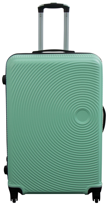 Koffert - Cirkel pastel grønn - Stor koffert - Hard case --Ikke synlige sider-- ,  , Trolley