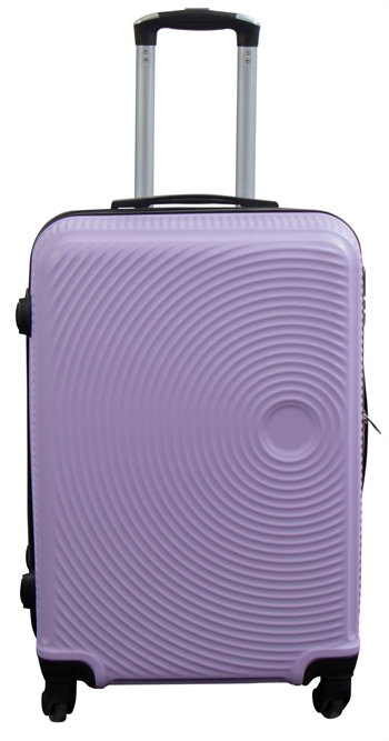 Koffert - Cirkel Lyslilla - Medium størrelse - Hard case koffert --Ikke synlige sider-- ,  , Trolley
