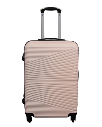 Tilbud koffert - Hardcase - Str. Medium - Nordic nude - Smart reisekoffert