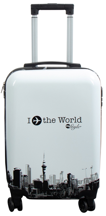 Kabinkoffert – I Love The World hardcase koffert – Eksklusiv reisekoffert