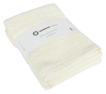 Håndklær - 2 stk. 70x140 cm - Natur - 100% bomull Håndklær