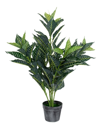 Kunstig stueplante 85 cm høy - Zebra silke - plante