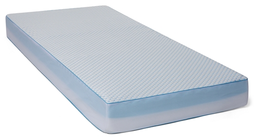 Kjølende madrass 120x200 -  Høyde 18 cm - Luksus skummadrass med kjølende memory foam - 7 soner - SLEEP TECH by Borg