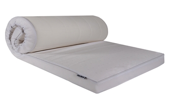 Overmadrass av lateks - 180x200 cm - 10 cm høy - Lateks & naturlateks - Zen sleep overmadrass for dobbeltseng