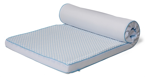 Avkjølende overmadrass - 140x200 cm - 7 soner - Luksuriøs overmadrass av memory foam 8 cm høy  - SLEEP TECH By Borg