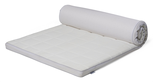 Overmadrass av lateks - 90x200 cm - 5 cm høy - Lateks og naturlateks - Zen Sleep overmadrass for enkeltseng